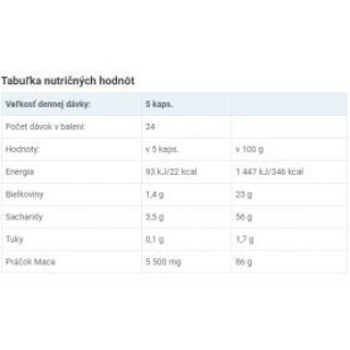 Weider MACA 5500 120 caps Weider